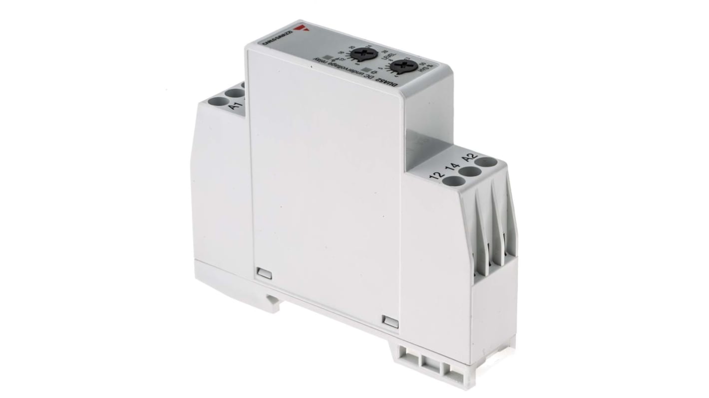 Carlo Gavazzi Voltage Monitoring Relay, SPDT, 8 → 28V dc, DIN Rail