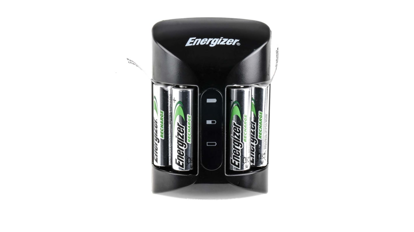 Energizer Recharge® Pro Charger Battery Charger For NiMH AA, AAA with EU plug, Batteries Included