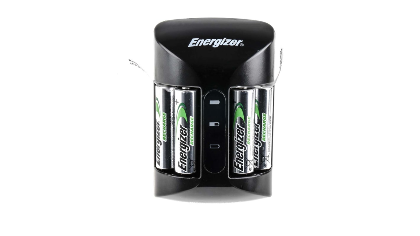 Caricabatterie Energizer, per AA, AAA NiMH, 3 → 5h, spina EU, ricarica 4 unità