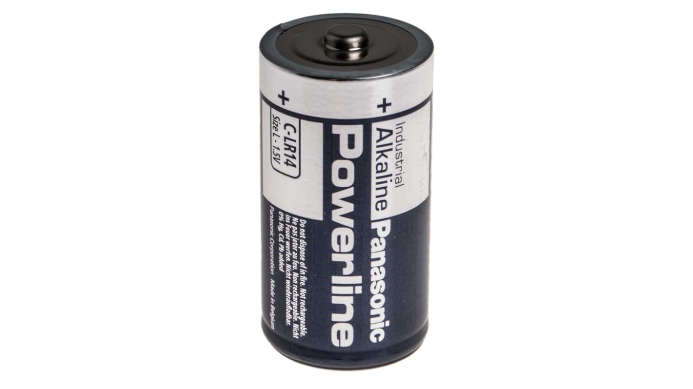 Panasonic Panasonic Industrial Powerline 1.5V Alkaline C Batteries