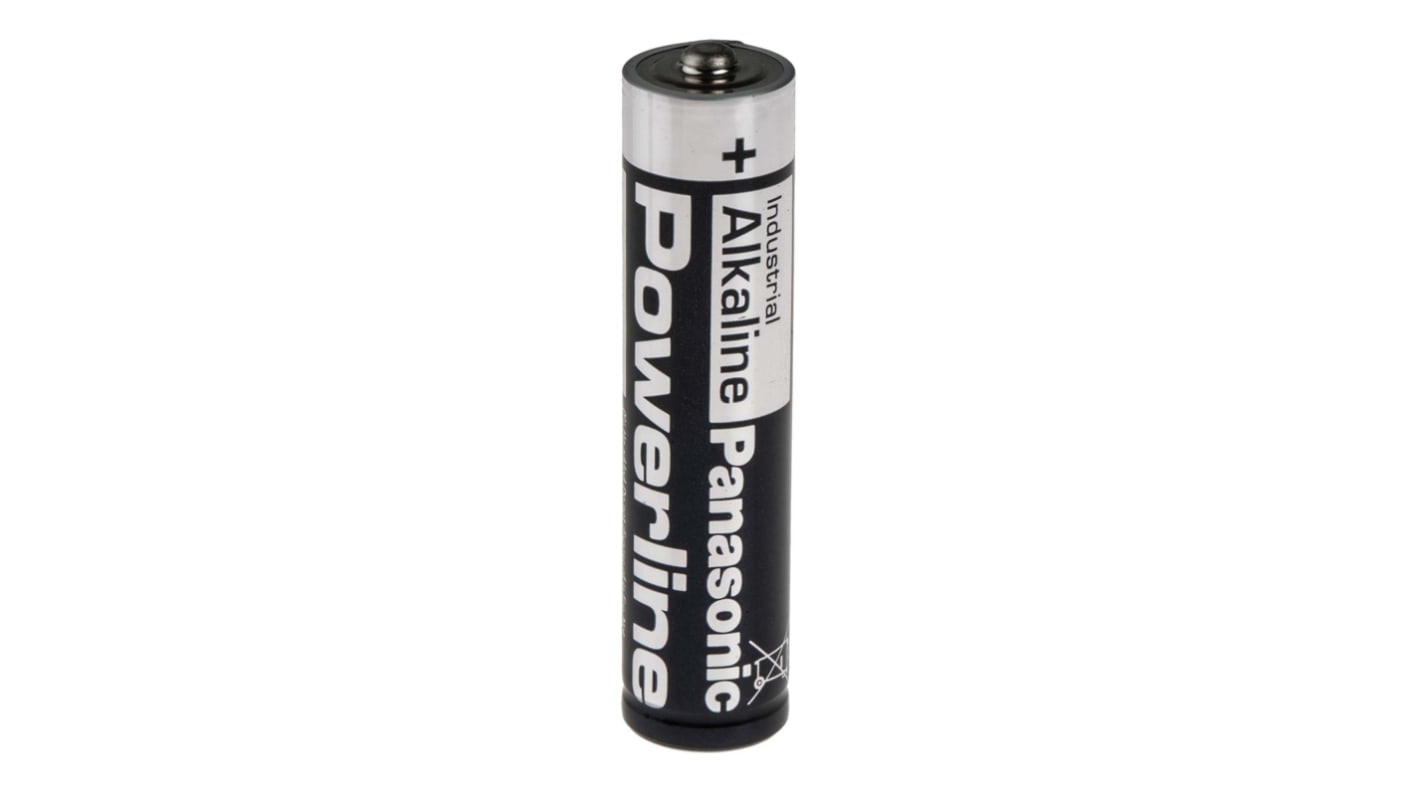 Panasonic Industrial Powerline Alkaline AAA Batteries 1.5V