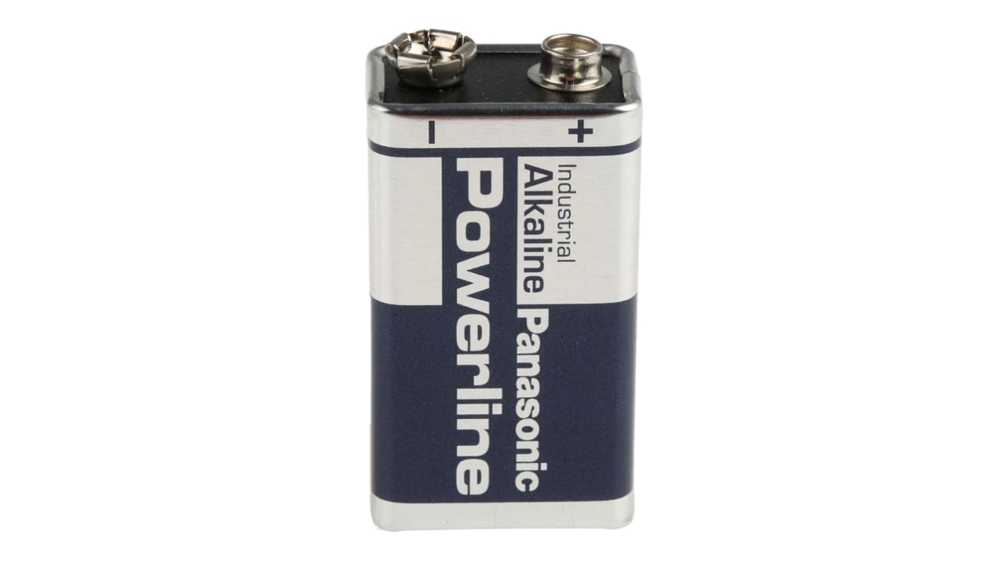 Panasonic Panasonic Industrial Powerline Alkaline 9V Batteries PP3