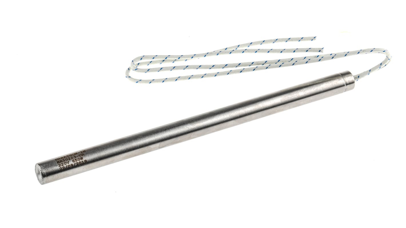 RS PRO Heating Element, 8in, 650 W, 220 V ac