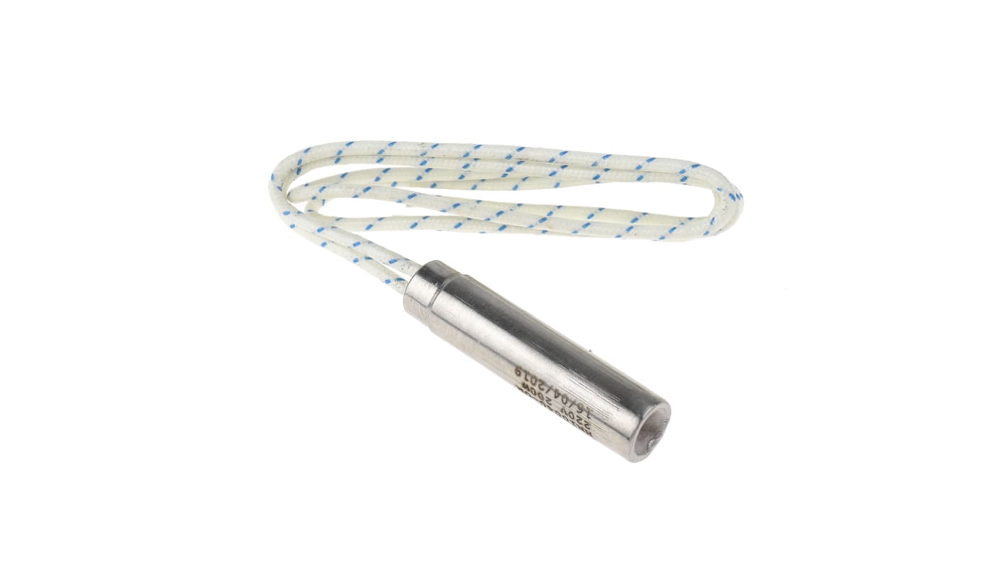 RS PRO 单头加热管 加热元件, 200 W, 220 V 交流, Φ10 mm, 40mm长