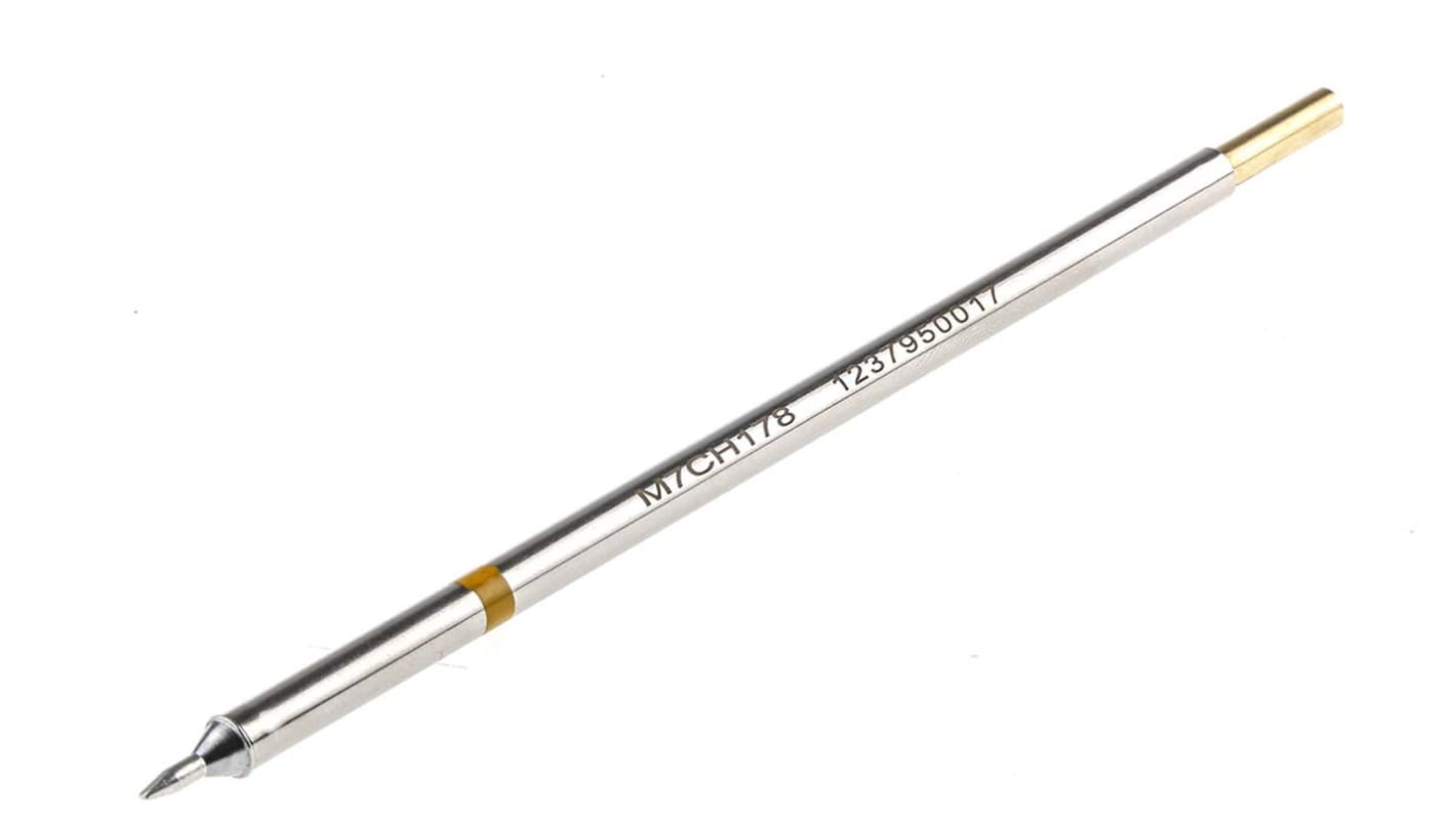 Panne de fer à souder Thermaltronics, Ciseau droit, série M, 1 mm