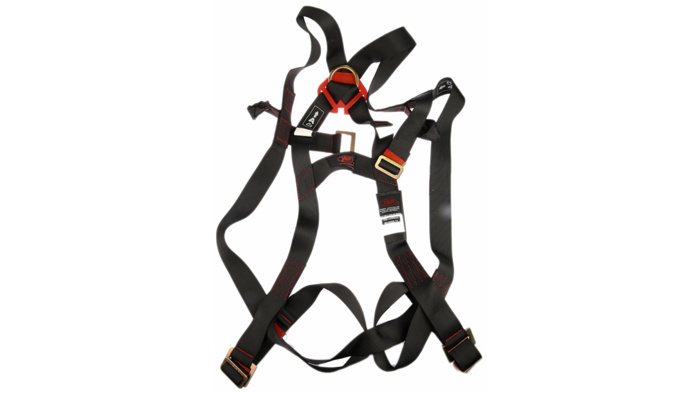 Kit imbracatura di sicurezza JSP contenente Borsa, imbracatura, cordone, L. 1.8m regolabile su Torace, Gamba