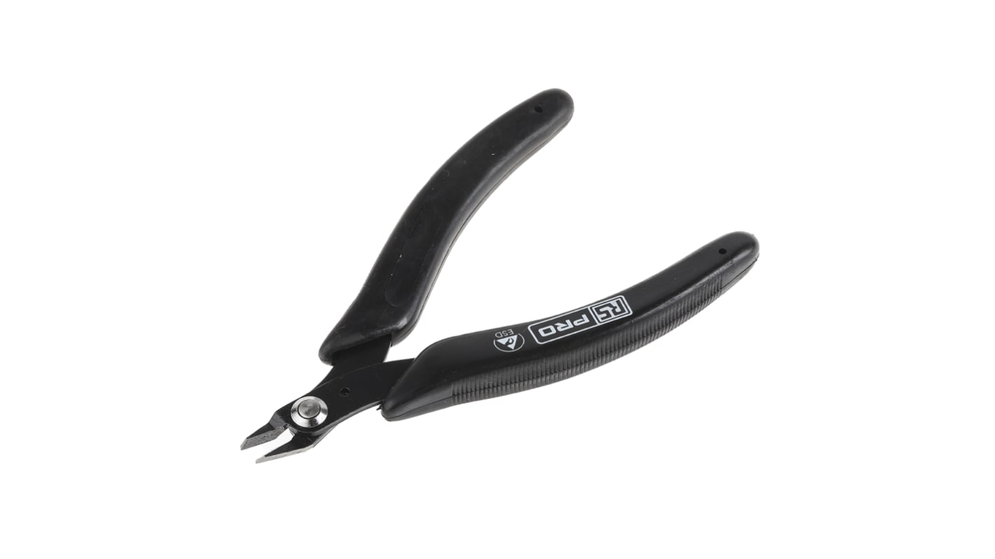 Tronchesi laterali RS PRO in Acciaio al carbonio, L. 114 mm, capacità di taglio max 1.3mm, ESD