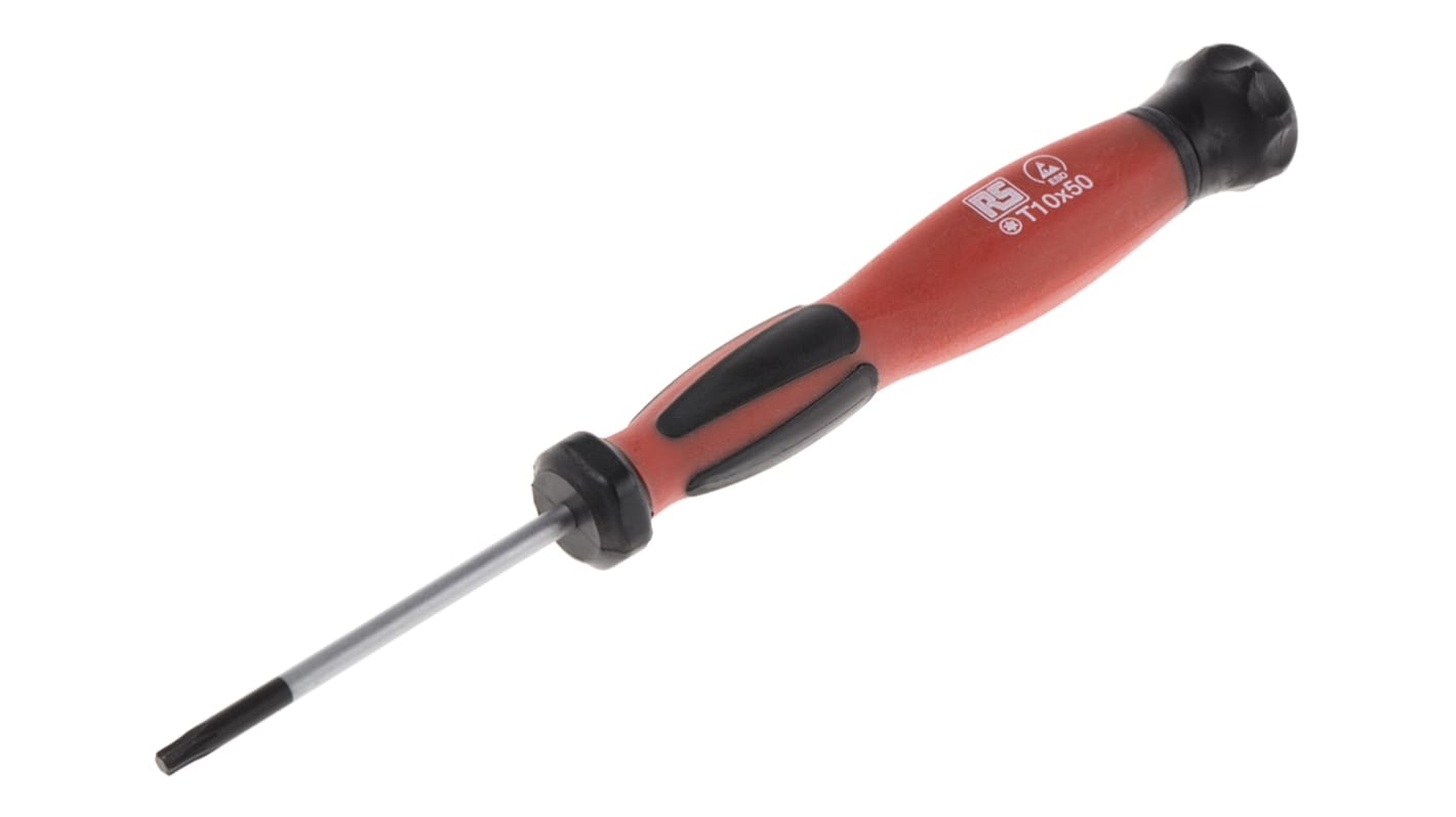 RS PRO Torx Screwdriver, T10 Tip, 50 mm Blade