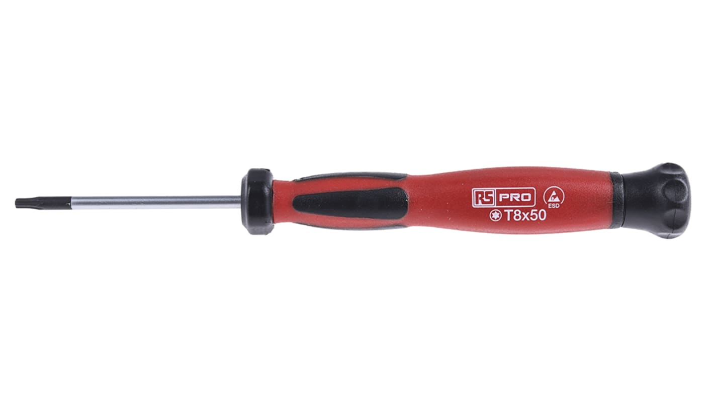 RS PRO Star  Screwdriver, T8 Tip, 50 mm Blade