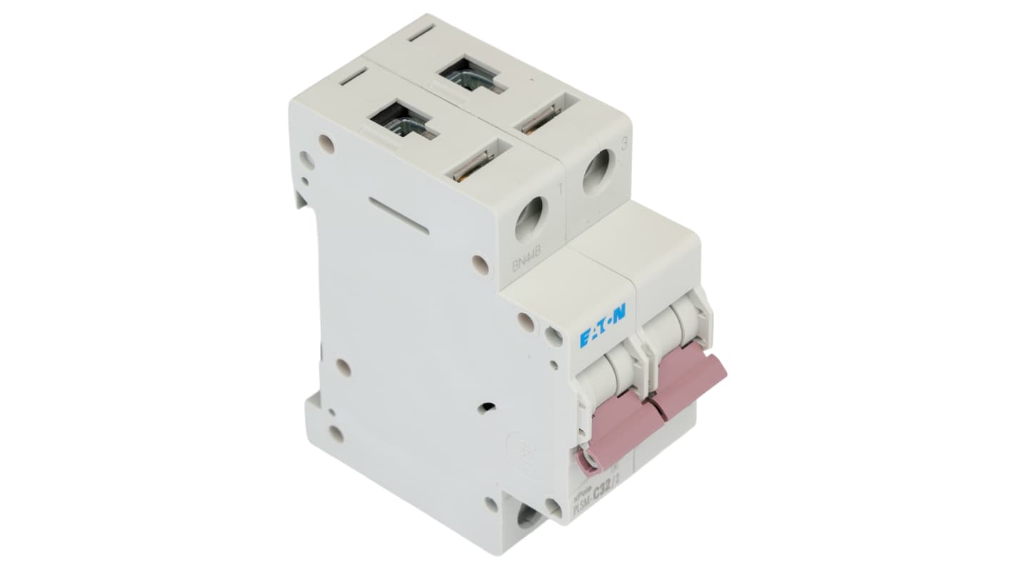 Eaton xPole MCB, 2P, 32A Curve C, 48V DC, 10 kA Breaking Capacity