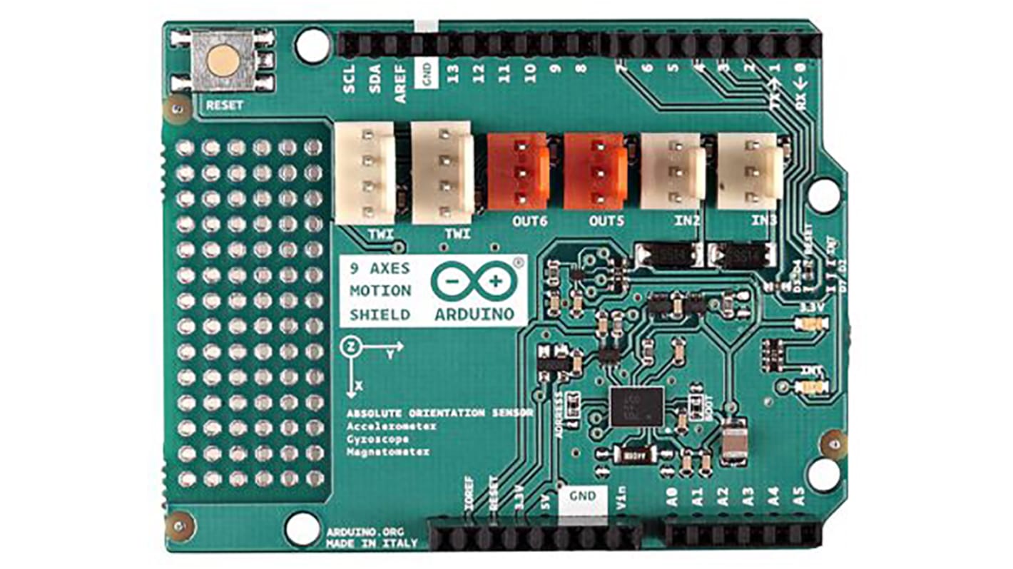 Arduino 慣性測定ユニット(IMU) - 9 DoFシールド A000070