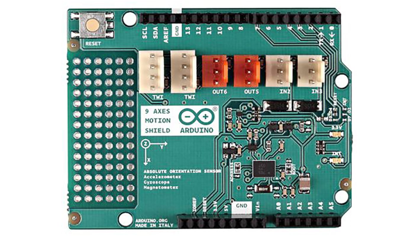 Arduino 9 Axis Motion Shield, 扩展板, A000070处理器