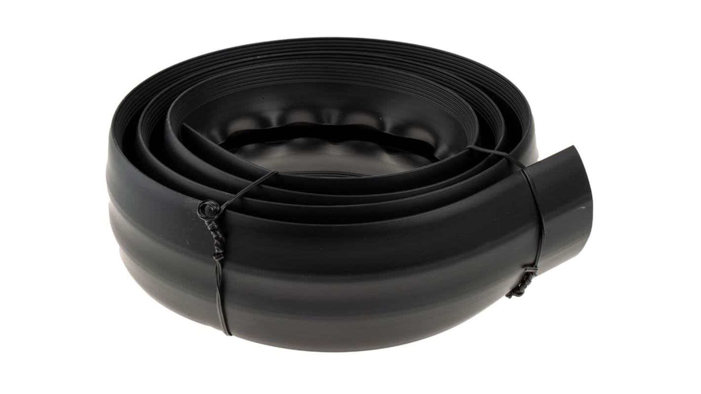 RS PRO 1.83m Black Cable Cover in PVC, 19mm Inside dia.