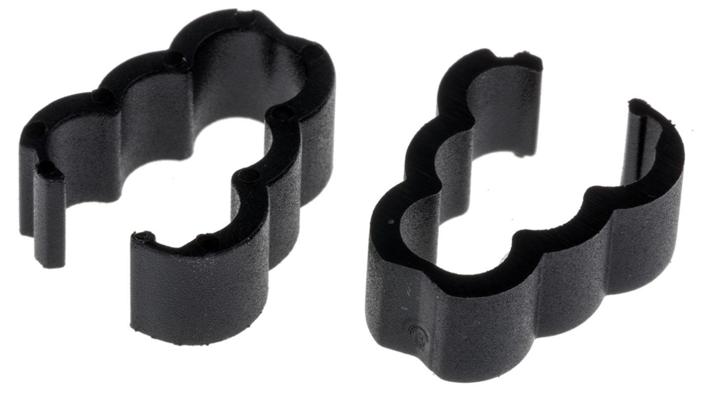 RS PRO Black Nylon C Clamp, 4.1mm Max. Bundle