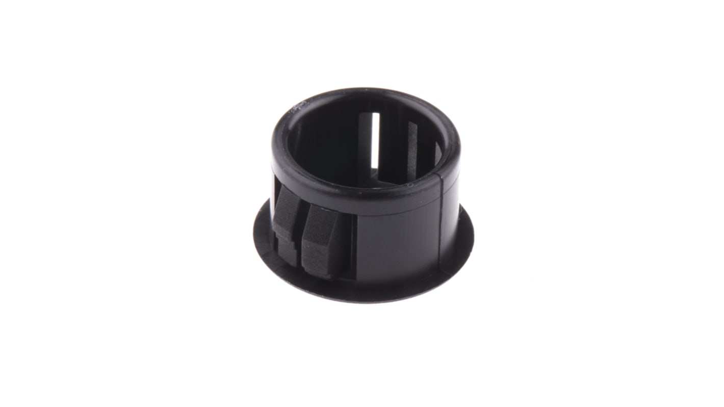 Tapón ciego para prensaestopas RS PRO, Negro, No Roscado, Nylon 66, Tapón, 14.3mm, 16.7mm