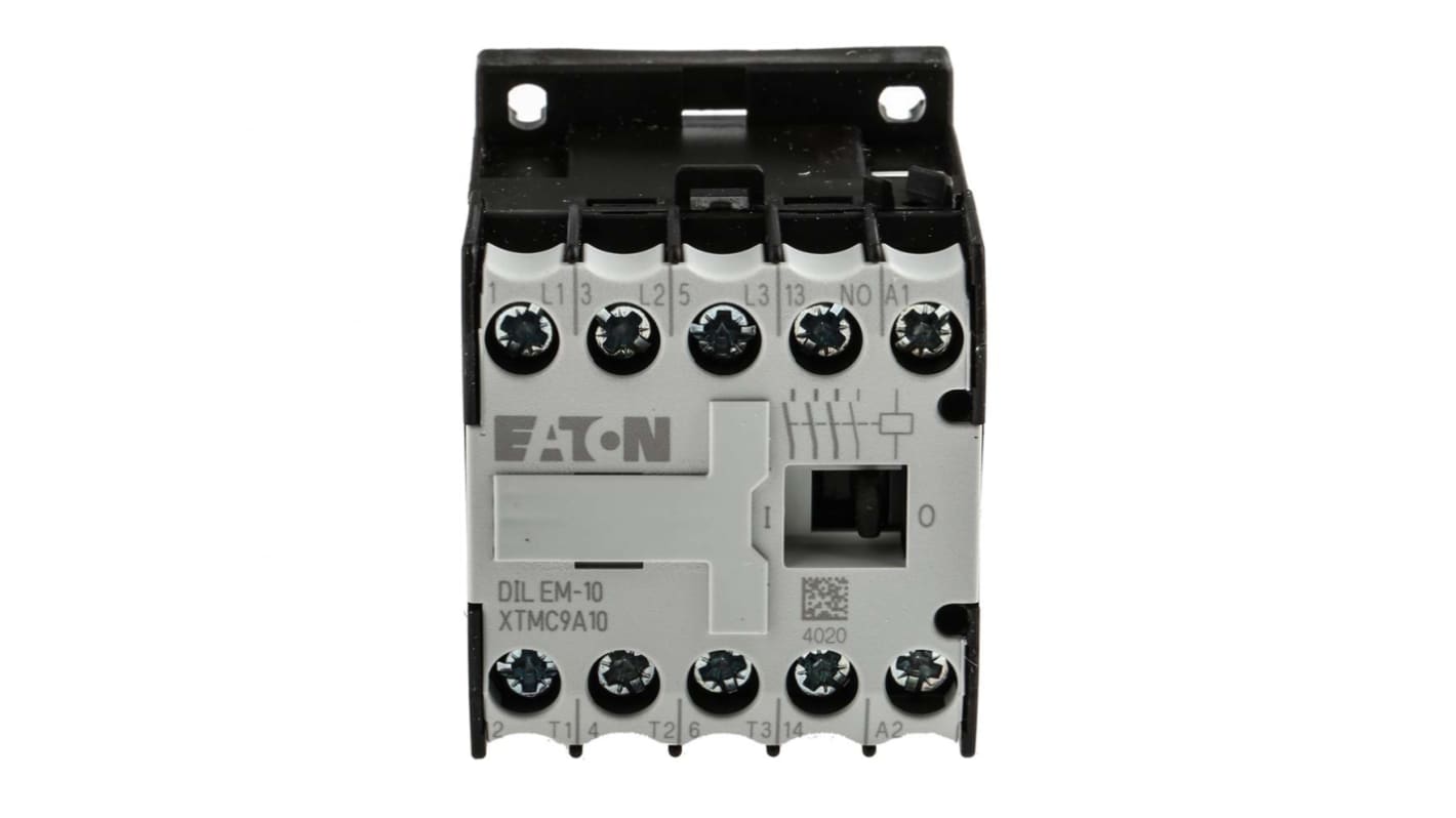 Stycznik 24 V AC Eaton styki: 3 4 kW 9 A 3NO Śruba 021417 DILEM-10(24V50/60HZ)