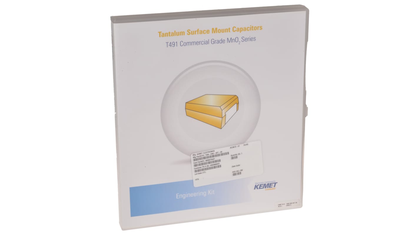 KEMET, Surface Mount Tantalum Capacitor Kit 20 pieces