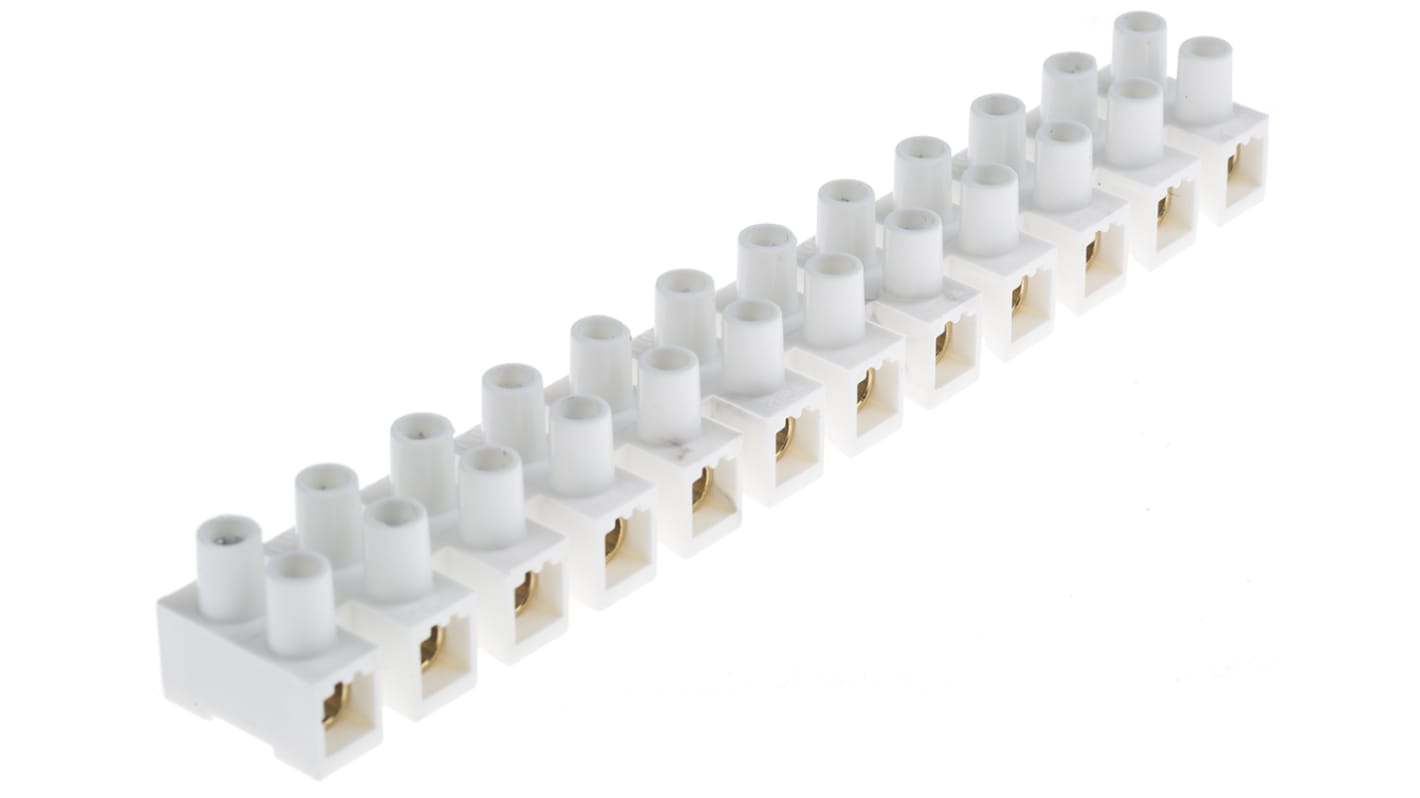 Morsetto senza fusibile RS PRO, 12 vie, passo 15mm, per cavi 16 mm²