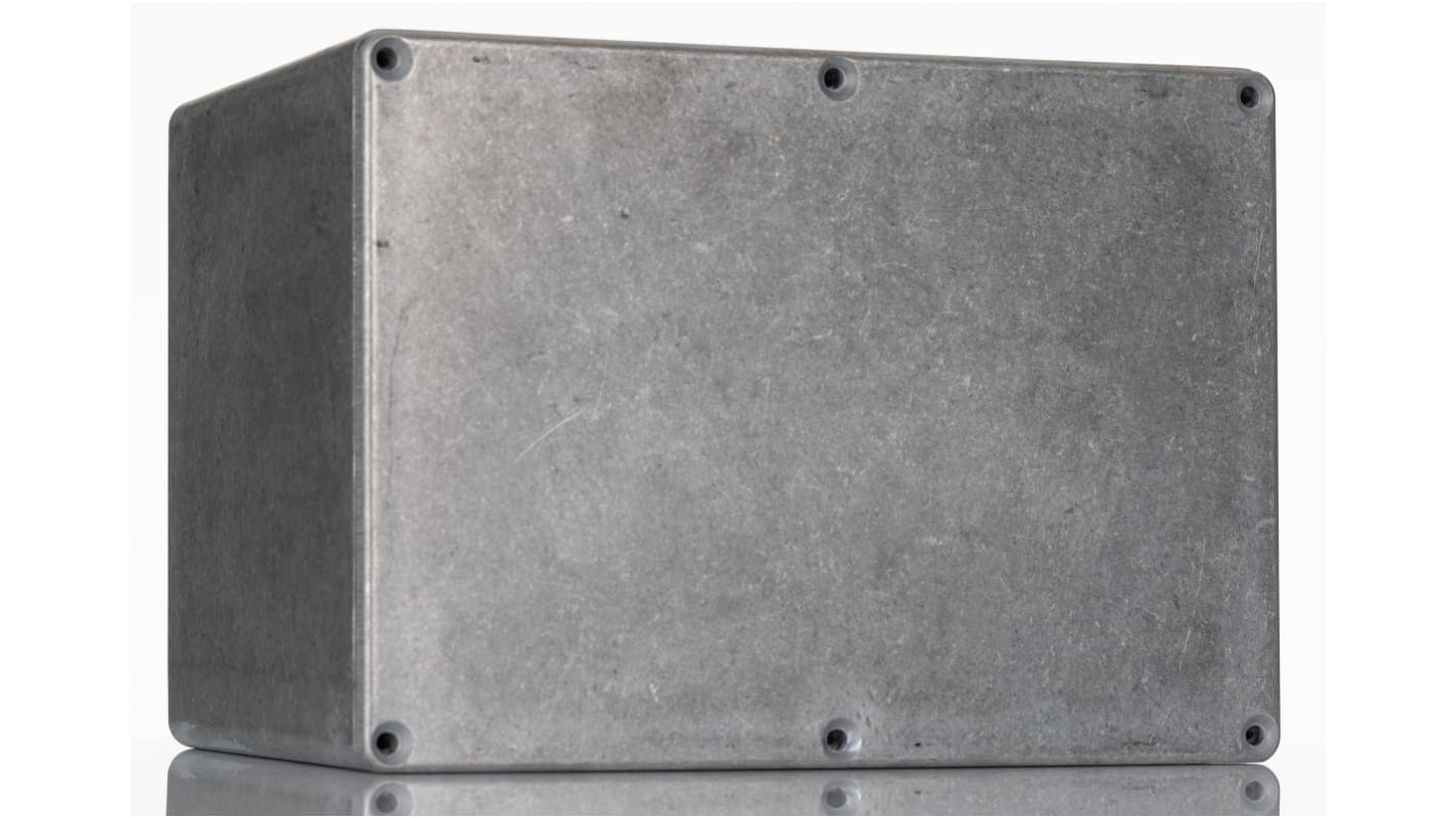 Hammond 1550 Series Natural Die Cast Aluminium Enclosure, IP54, Natural Lid, 171 x 121 x 105mm