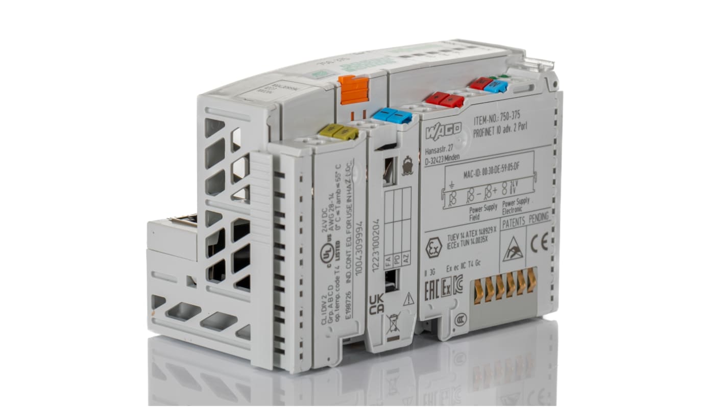 WAGO PLC CPU for Use with WAGO-I/O-SYSTEM 750 to PROFINET IO