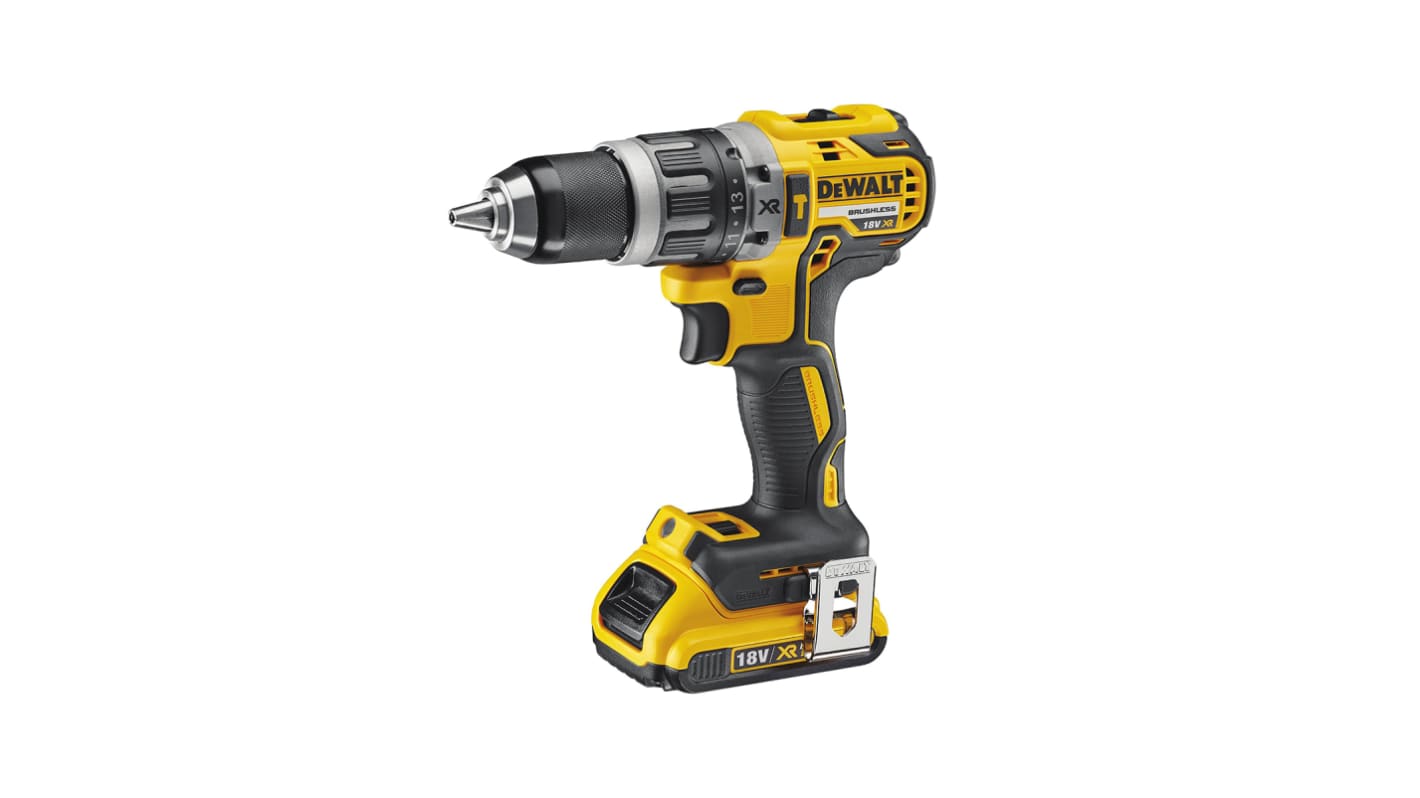 DCD796D2 QW DeWALT XR Keyless 18V Cordless Combi Drill Li Ion Euro Plug RS