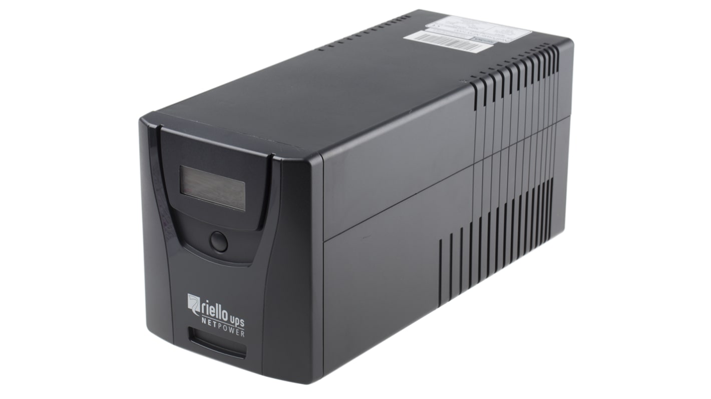 Riello 220 → 240V ac Input Stand Alone Uninterruptible Power Supply, 1000VA (600W), Net Power