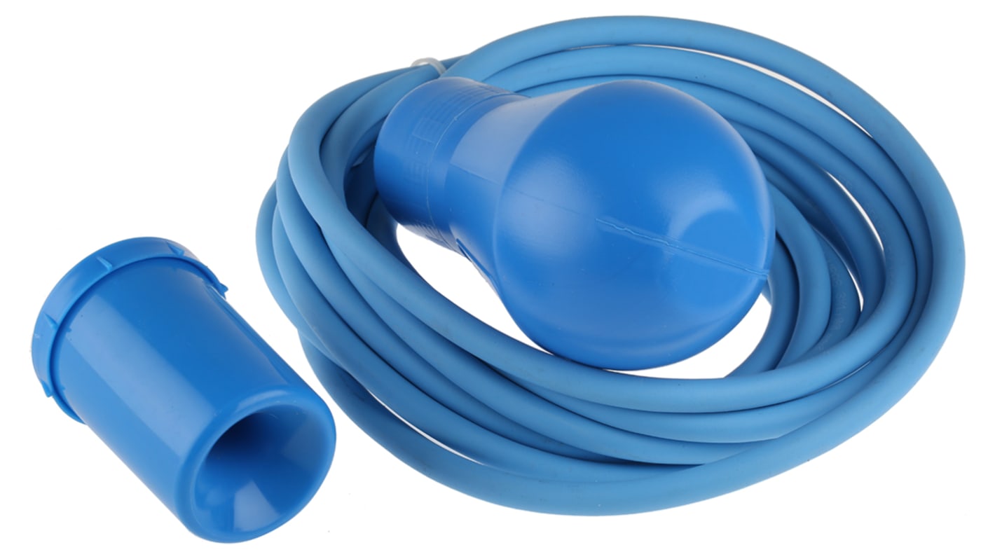 Sensata Cynergy3 LM Series Cable Mount Polypropylene Float Switch, Float, 5m Cable, SPDT, 250V ac Max, 110V dc Max