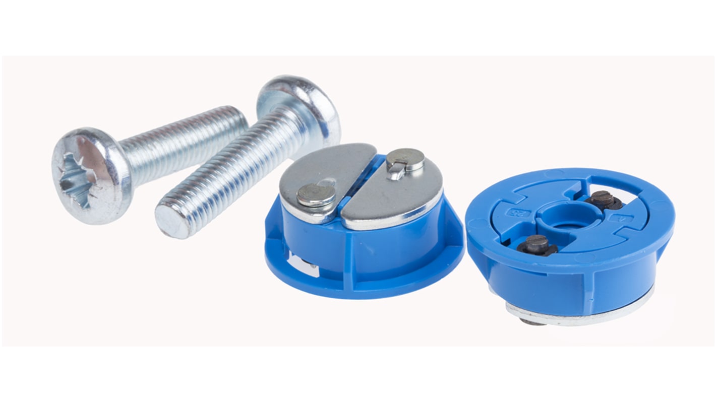 GripIt Fixings Blue Acetal, Steel Plasterboard Fixings, 25mm fixing hole diameter