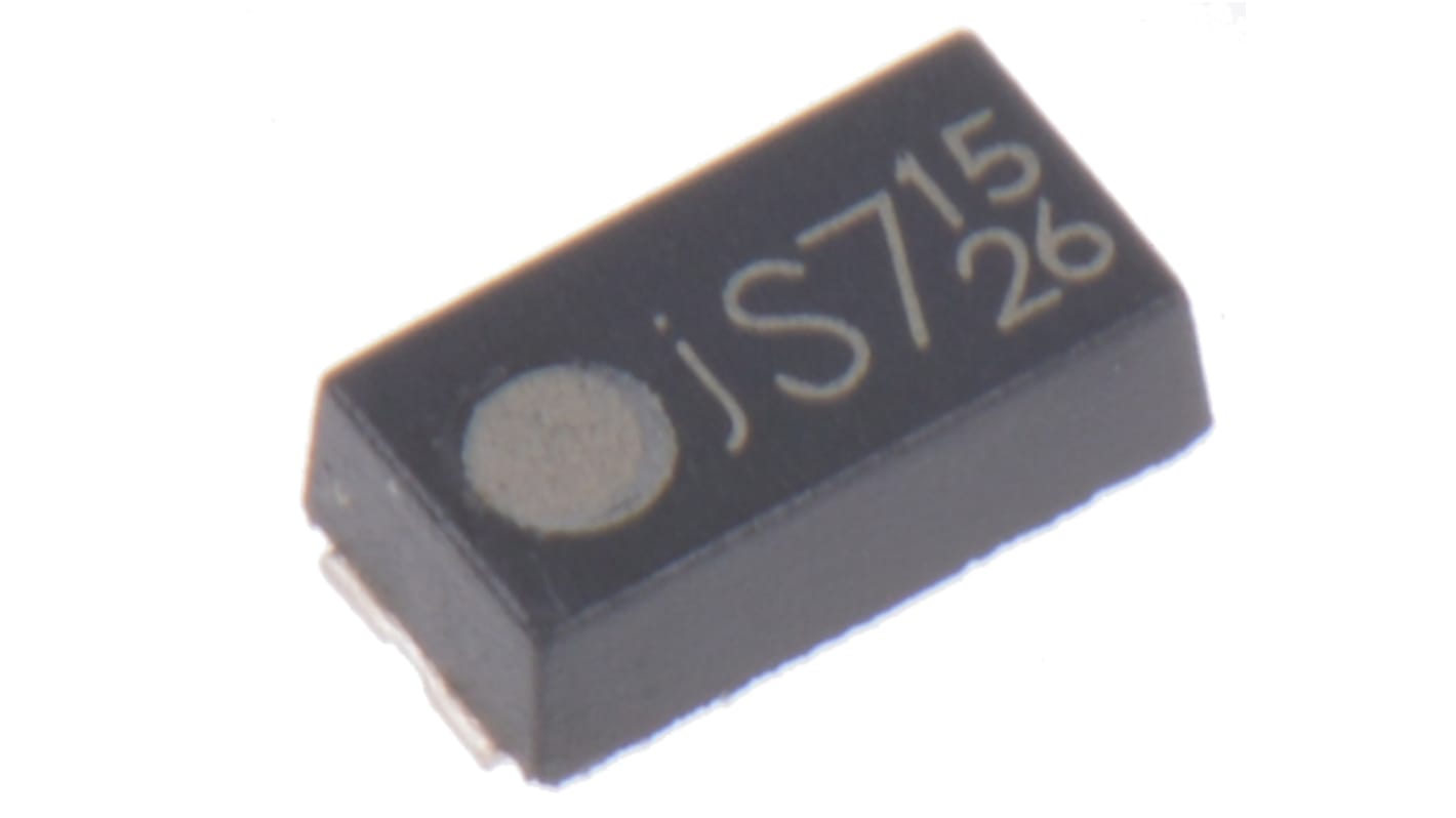 Condensatore polimerico Panasonic POSCAP TPH, 47μF, 6.3V cc, SMD