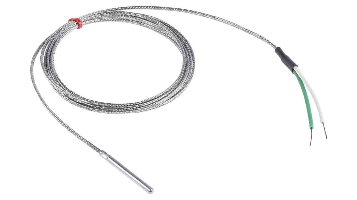 RS PRO Type K Grounded Thermocouple 40mm Length, 4mm Diameter → +350°C