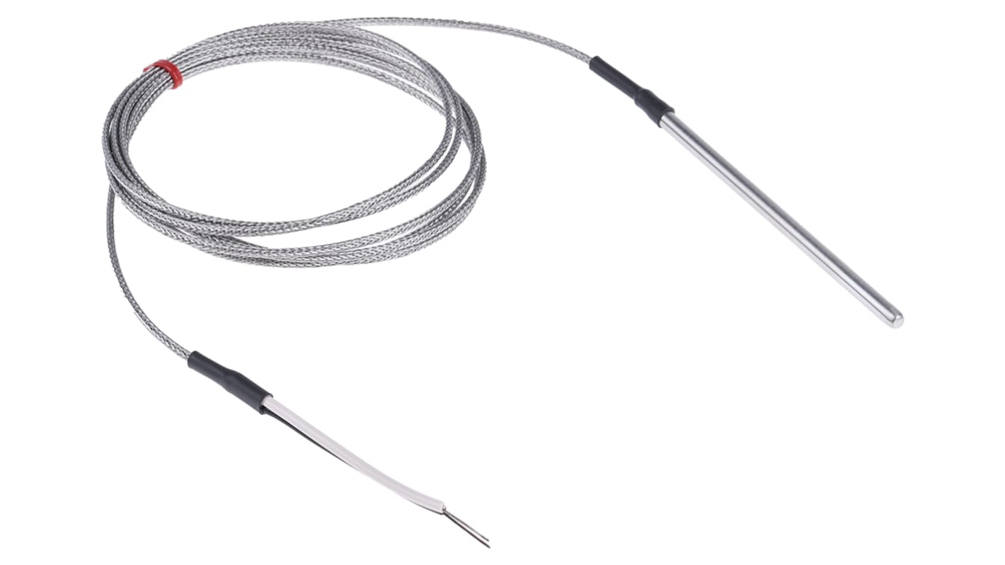 RS PRO Type J Grounded Thermocouple 100mm Length, 4.76mm Diameter → +350°C