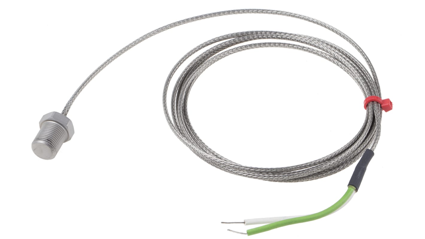 RS PRO Type K Bolt Thermocouple 13mm Length, M12 Bolt Diameter → +250°C