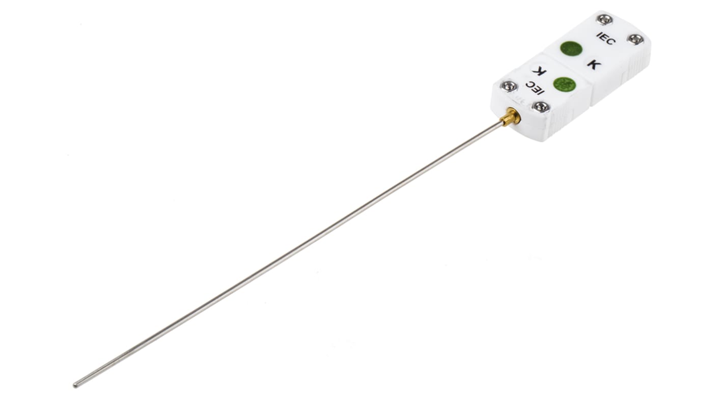 RS PRO Type K Thermocouple 150mm Length, 1.5mm Diameter → +1100°C