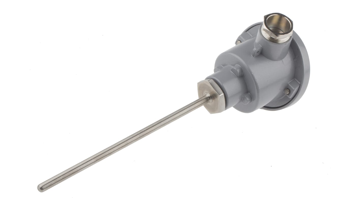 RS PRO PT100温度传感器 RTD温度传感器, 探头Φ6mmx150mm, -50°C∼+450°C