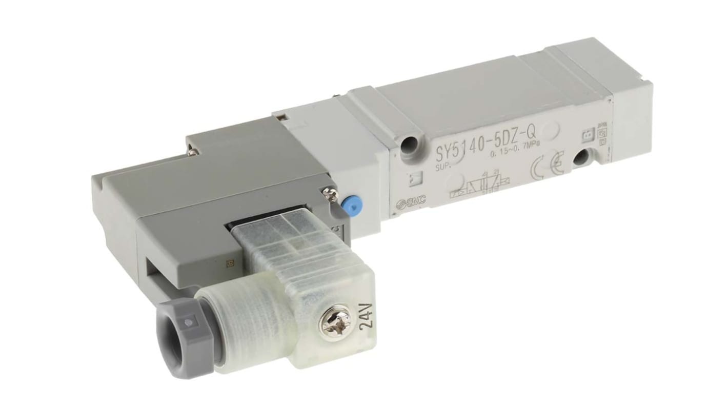 SMC Pneumatic Solenoid/Pilot-Operated Control Valve - Solenoid/Solenoid SY5000 Series 24V dc