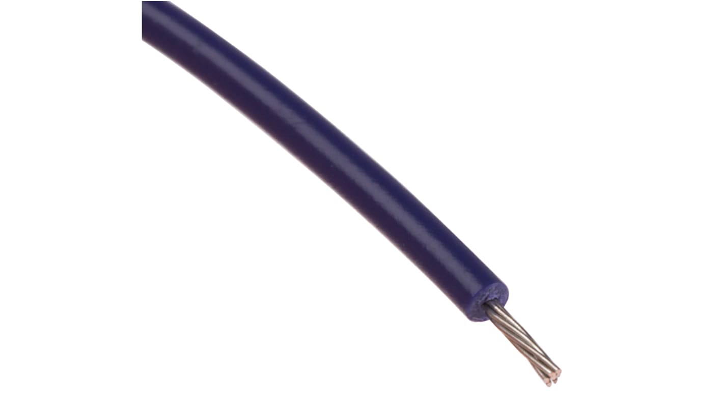RS PRO Purple 0.13 mm² Hook Up Wire, 26 AWG, 7/0.16 mm, 100m, PVC Insulation