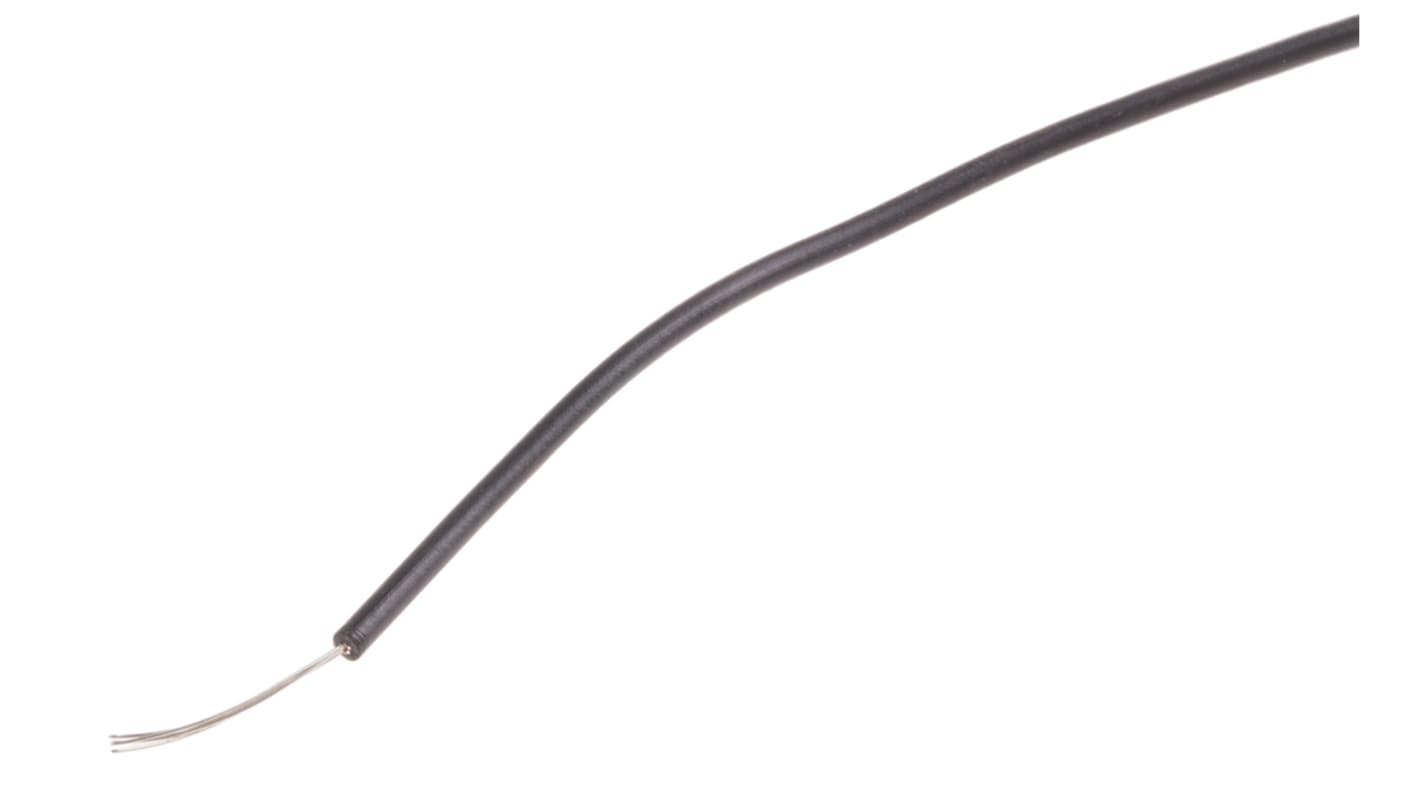 Cavo di collegamento apparecchiature RS PRO, 0,13 mm², 26 AWG, 300 V, 100m, Nero, UL1007