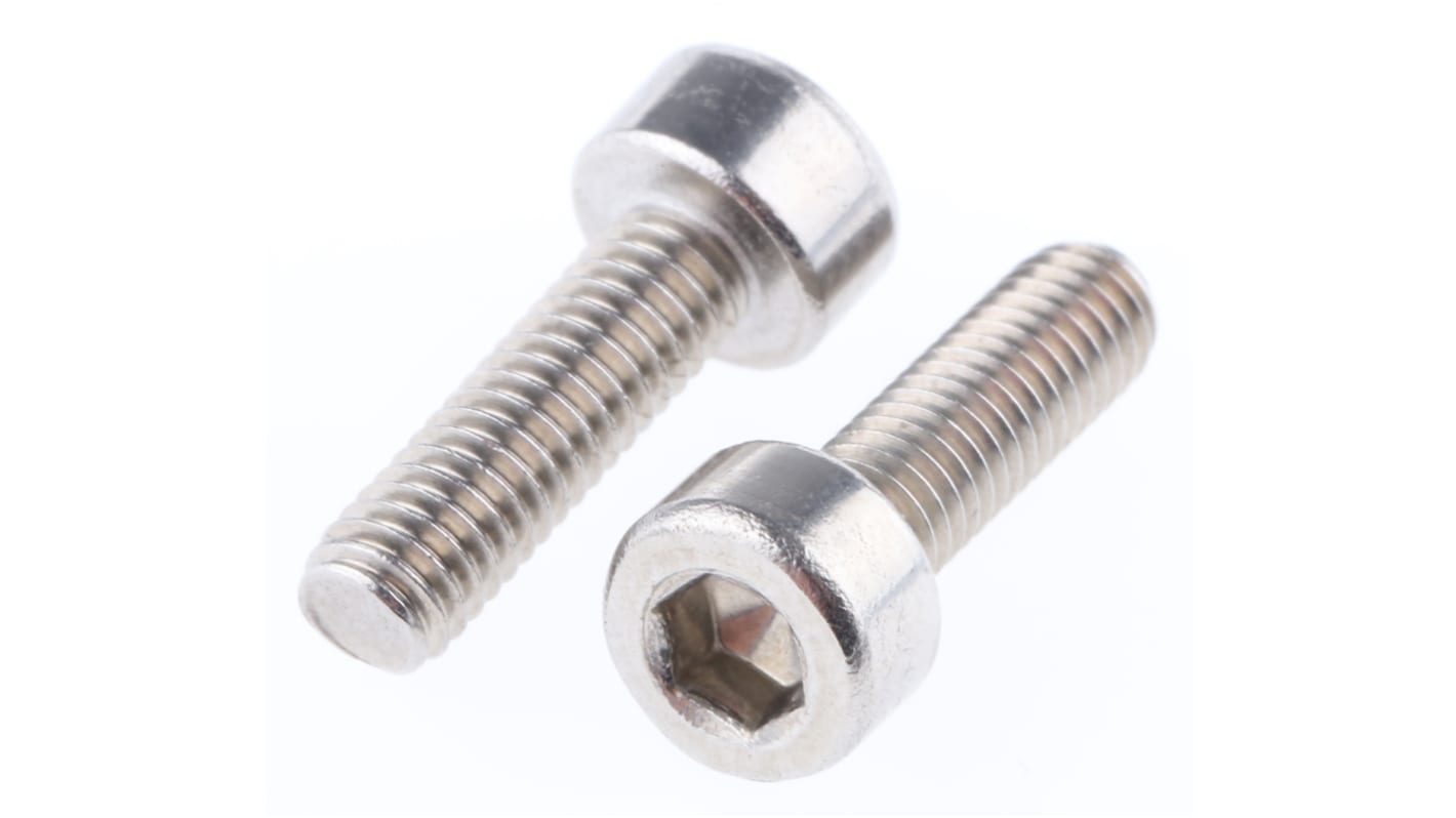 Vite a brugola con testa esagonale incassata RS PRO, M3, L. 10mm, in Acciaio inox
