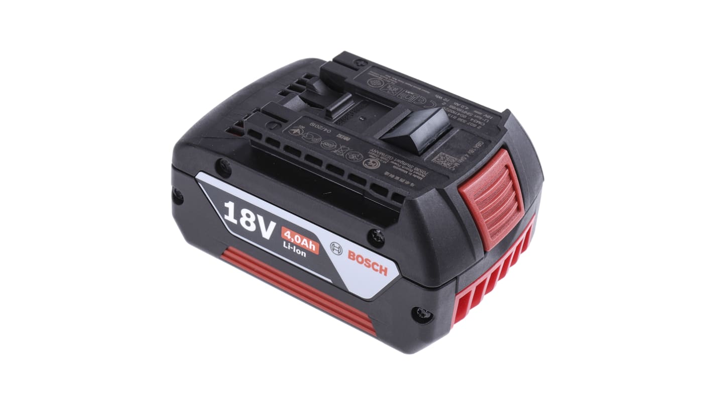 Bosch 1600Z00038 4Ah 18V Rechargeable Power Tool Battery For Use With Bosch Cordless Power Tools RS