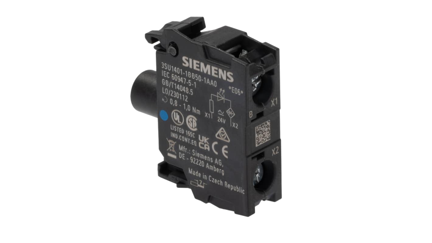 Siemens SIRIUS ACT 3SU14 Series Light Block, 24V ac/dc