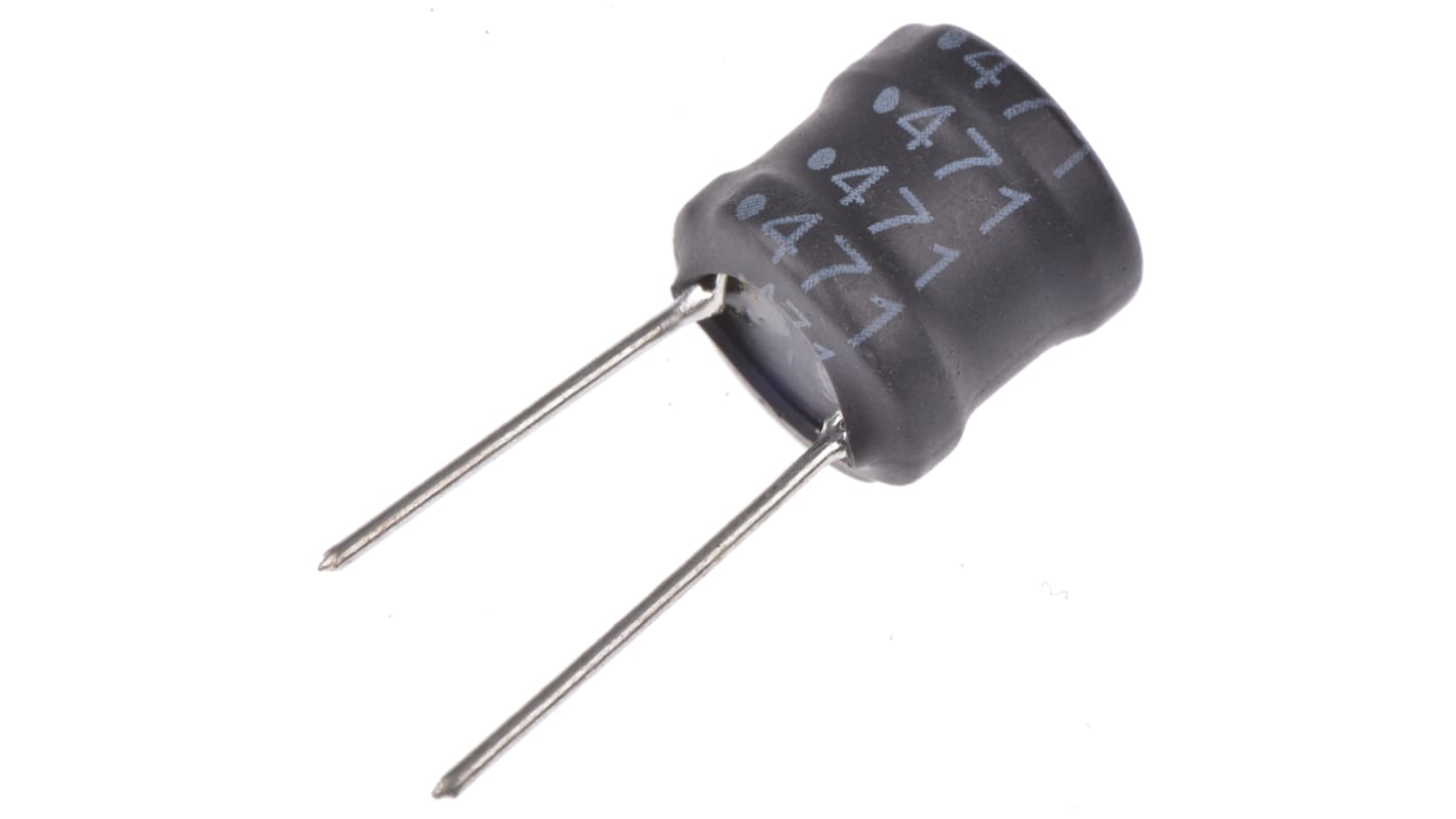 Bourns 470 μH ±10% Ferrite DR Leaded Inductor, Max SRF:2.3MHz, Q:30, 460mA Idc, 510mΩ Rdc, RLB