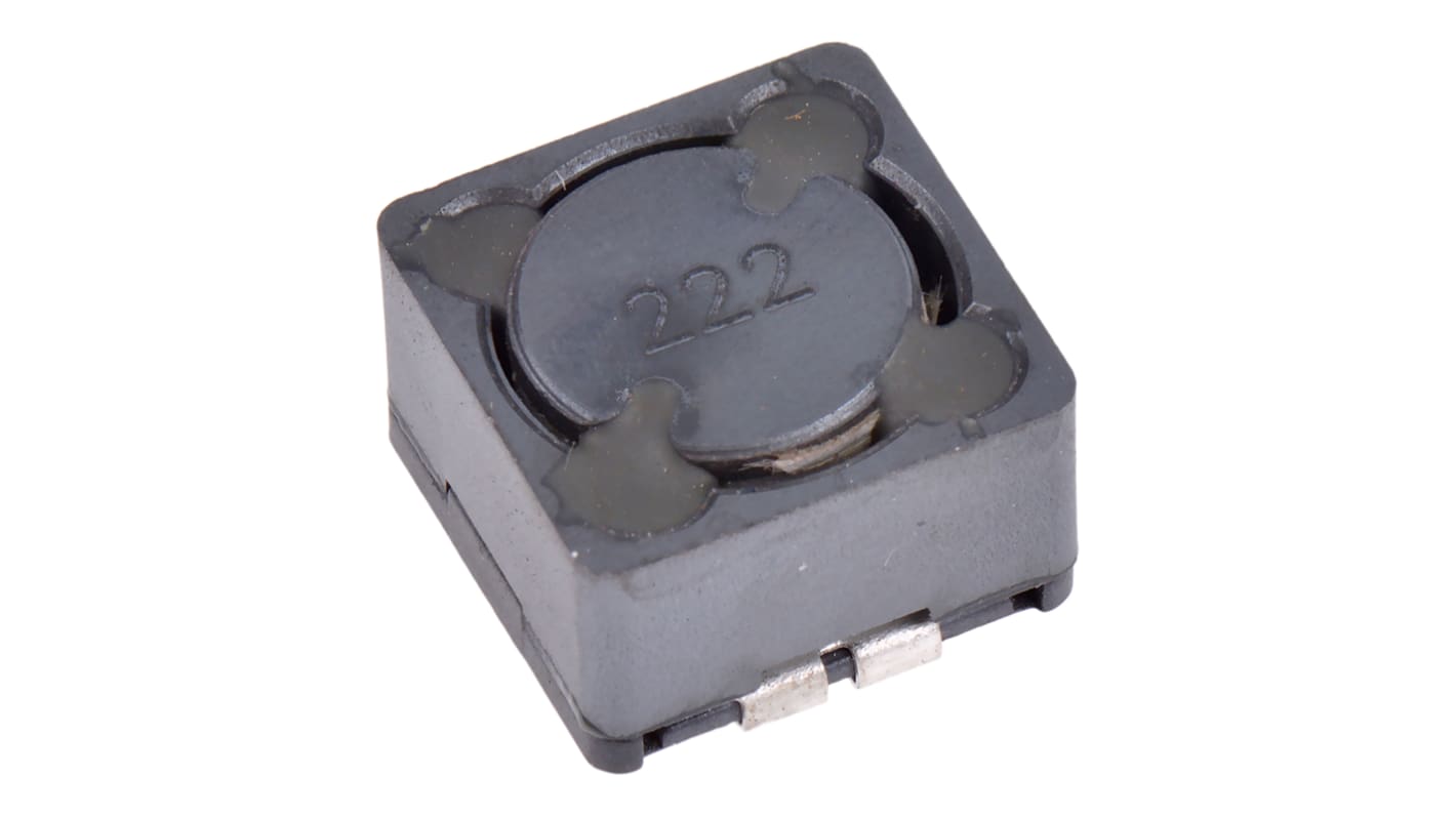 Bourns, SRR1208, 1208 Shielded Wire-wound SMD Inductor with a Ferrite DR & RI Core, 2.2 mH ±10% Wire-Wound 420mA Idc