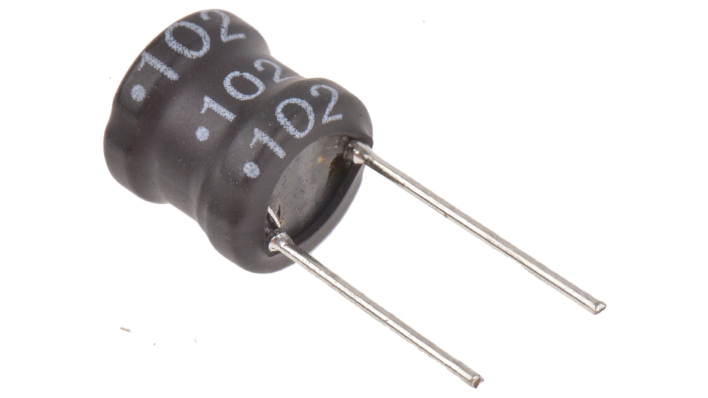 Bourns 1 mH ±10% Ferrite DR Radial Inductor, Max SRF:1.6MHz, Q:40, 310mA Idc, 1.3Ω Rdc, RLB