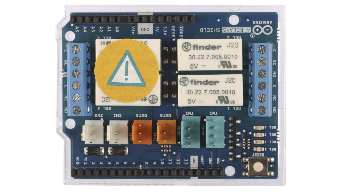 Vývojová sada pro řízení napájení, Arduino Quad Relay, Arduino