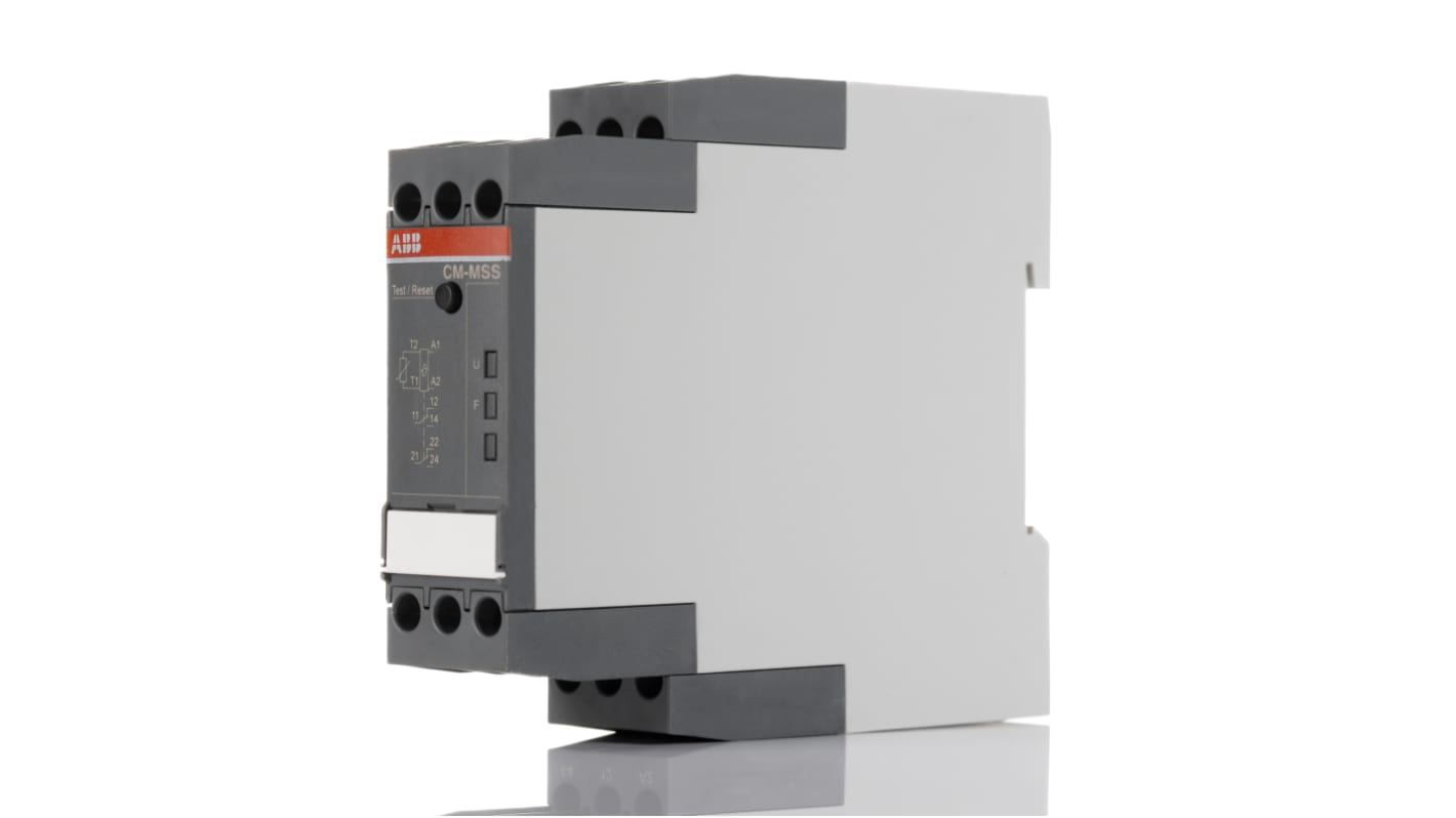 ABB Temperature Monitoring Relay, 1 Phase, DPDT, DIN Rail