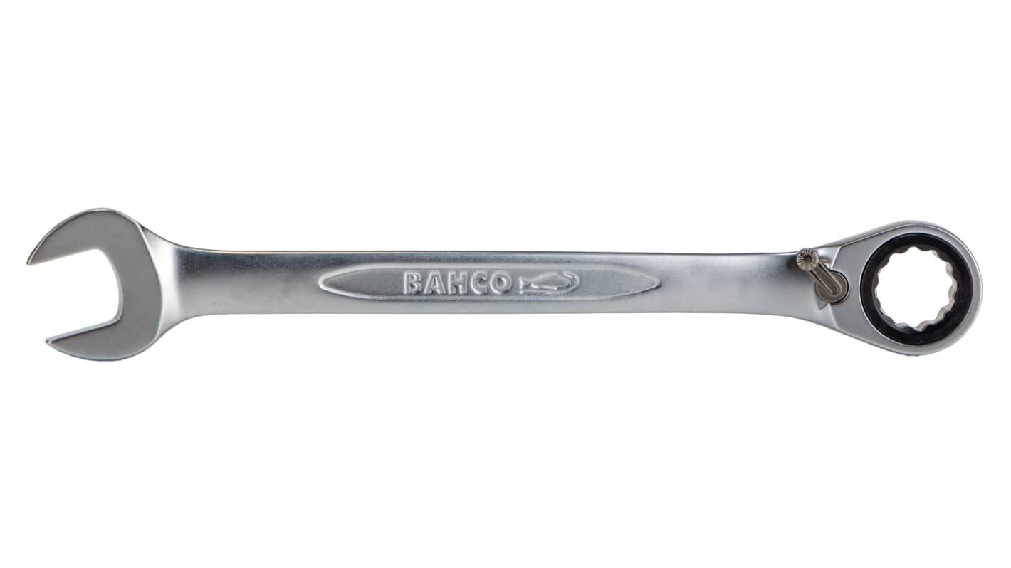Bahco 1RZ Series Ratchet Spanner, 5/8in, Imperial, Double Ended, 208 mm Overall, No