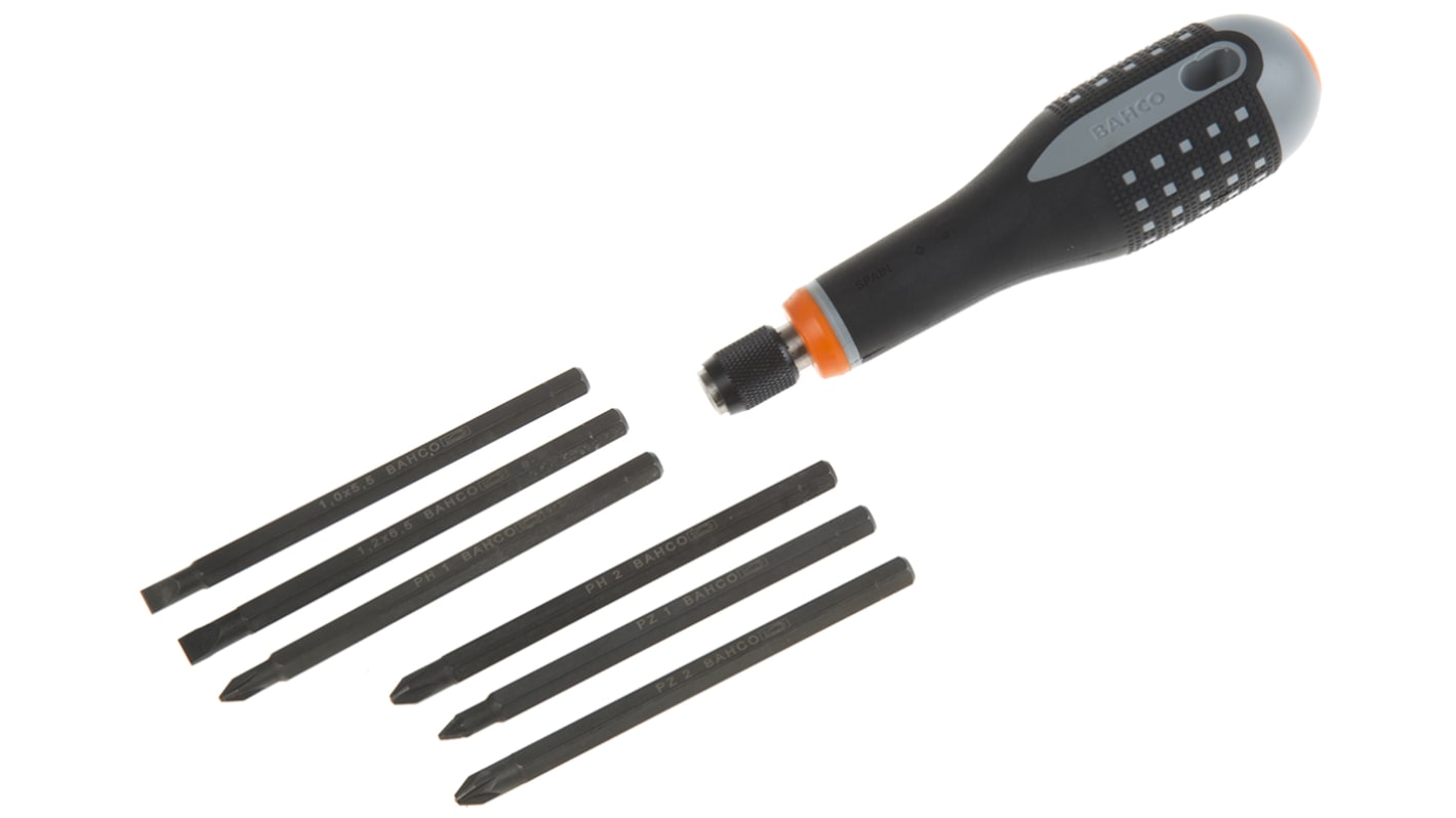 Bahco Hexagon Interchangeable Screwdriver Set, 6-Piece