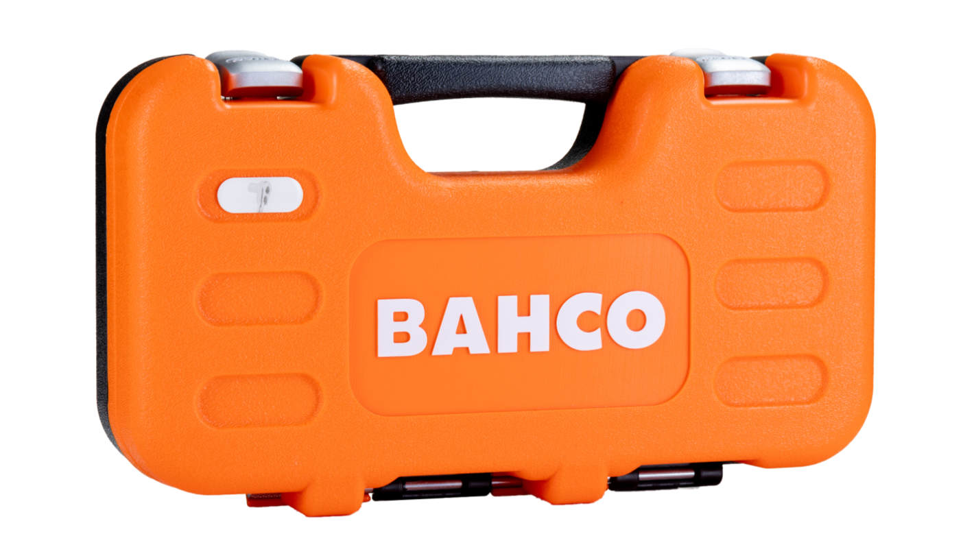 Bahco 34-Piece Imperial 1/4 in; 3/8 in Standard Socket/Bit Set with Ratchet, 6 point; Hex Bit; Phillips Bit; Slotted Bit