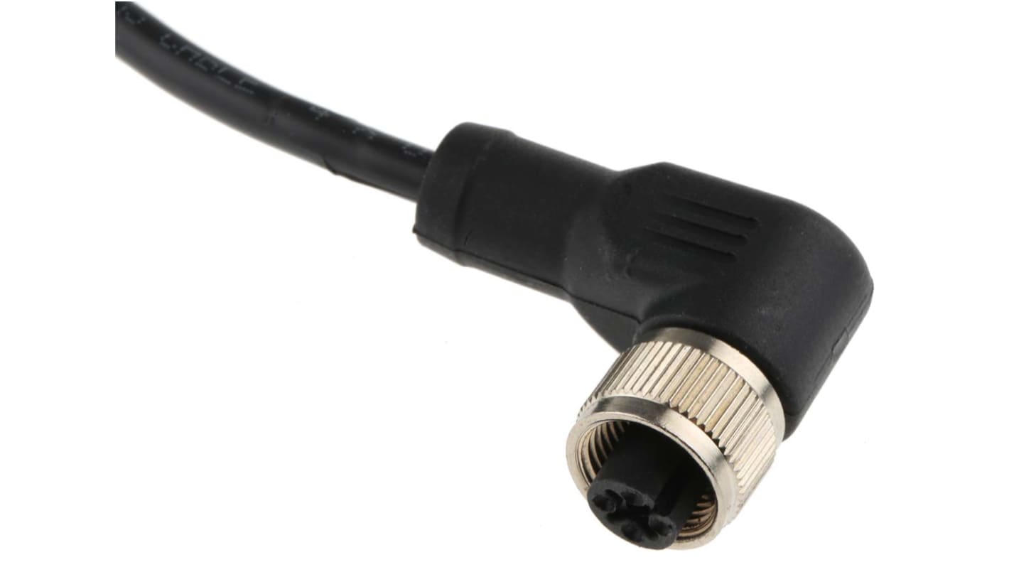 RS PRO Right Angle Female 4 way M12 to Unterminated Sensor Actuator Cable, 5m