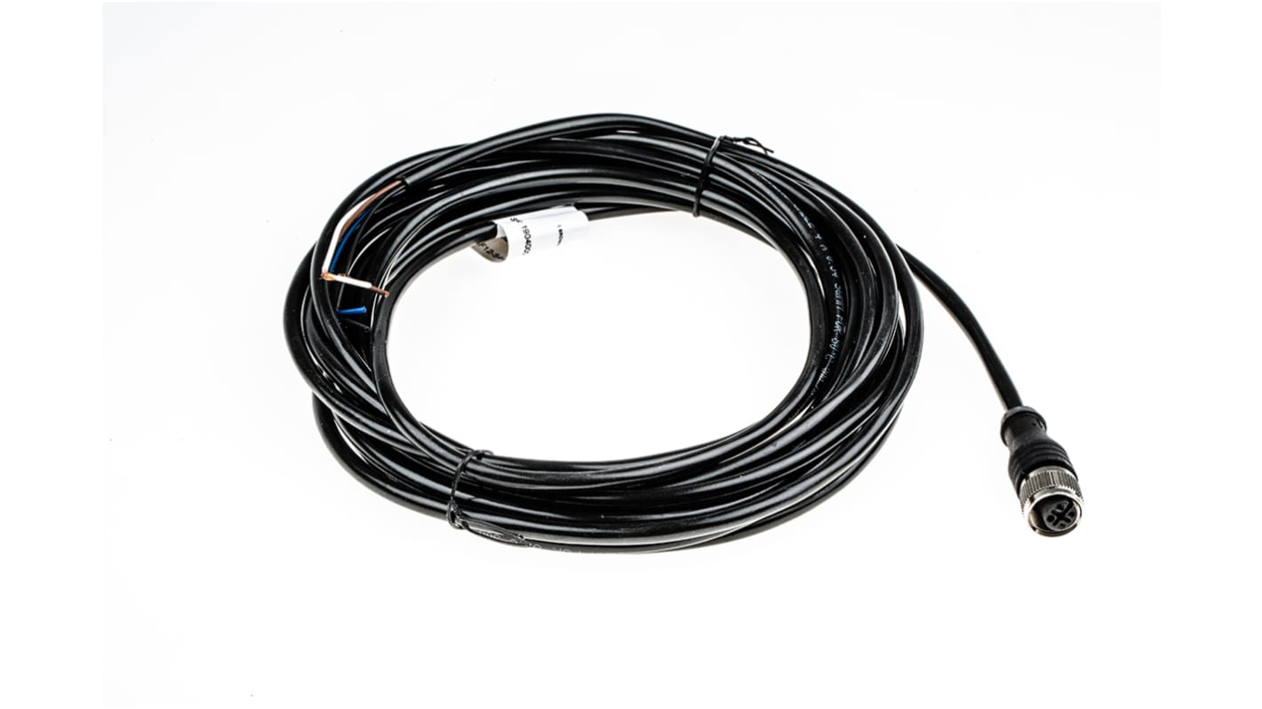 RS PRO Straight Female 4 way M12 to Unterminated Sensor Actuator Cable, 5m